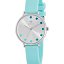 Reloj Marea Mujer con Brazalete Azul Claro y Esfera Plateada